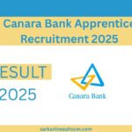 Canara Bank Apprentice Recruitment 2025