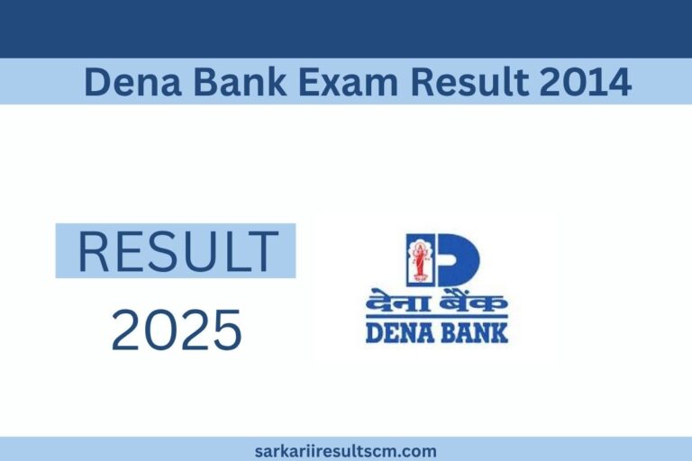 Dena Bank Exam Result 2014