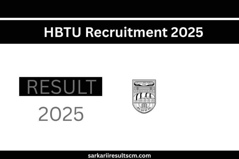 HBTU Recruitment 2025