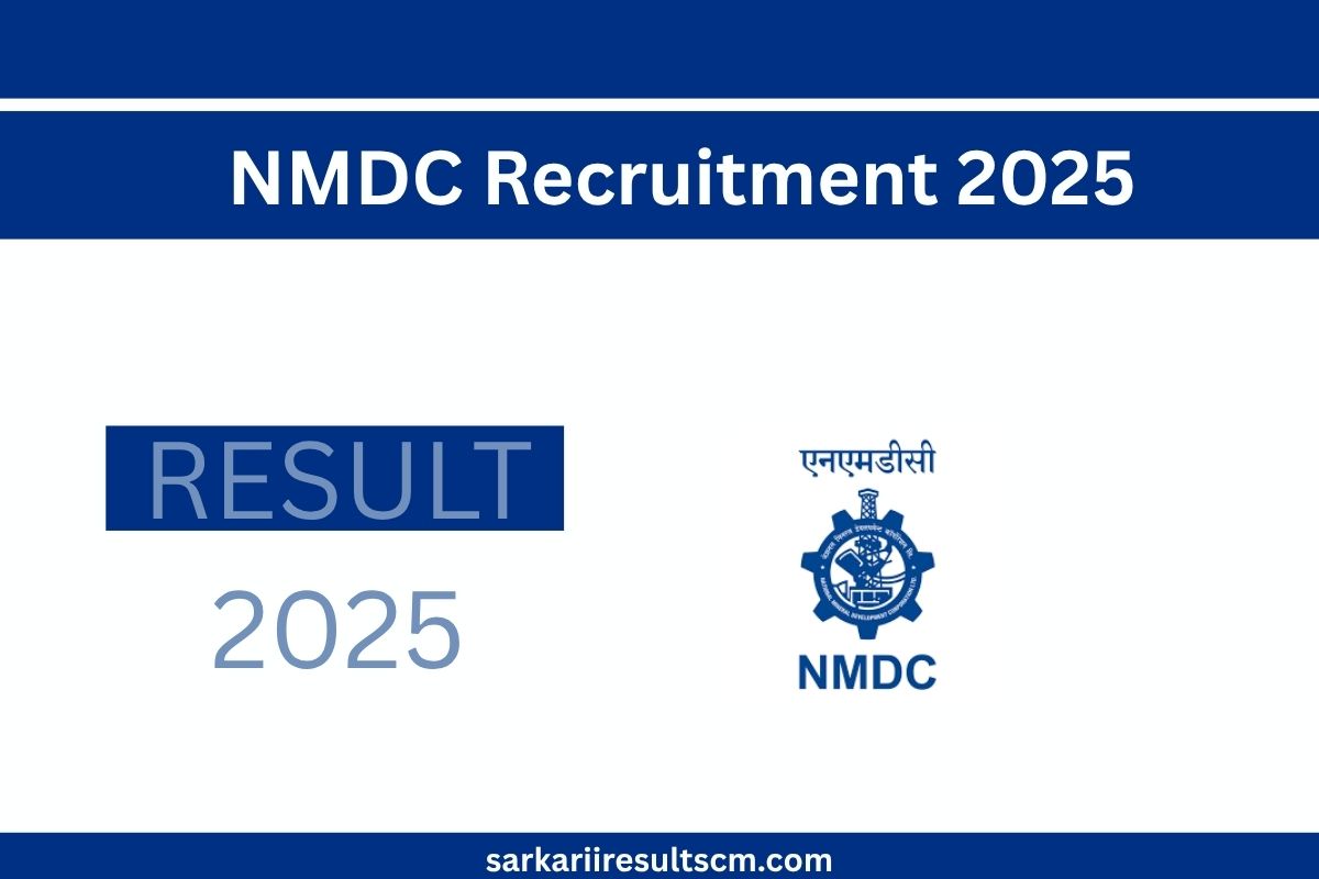 NMDC Recruitment 2025