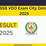 RSSB VDO Exam City Details 2025