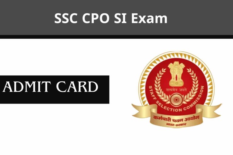 SSC CPO SI Exam